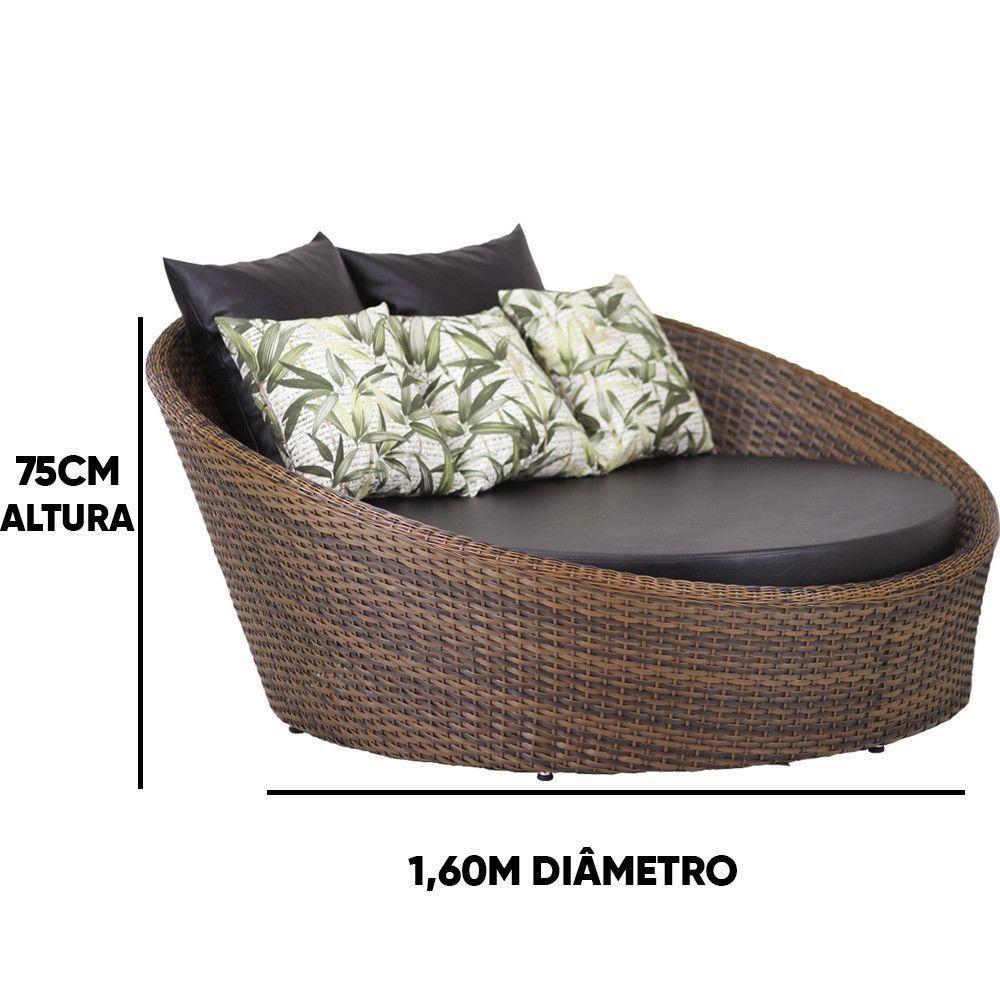 Chaise Sofá Livia Varanda Jardim  Argila - 3