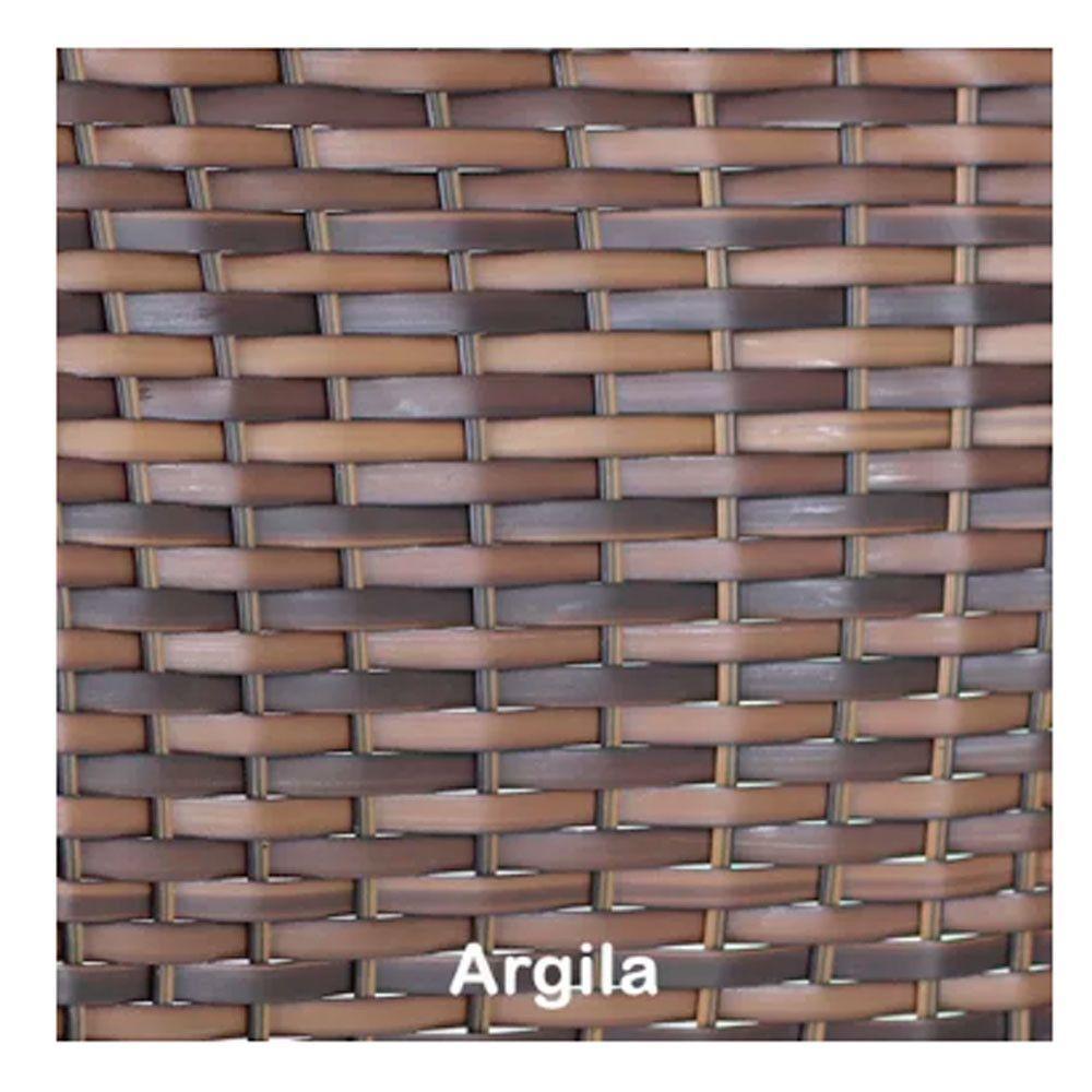 Kit 4 Cadeiras Angra Em Aluminio Com Almofada  Argila - 3