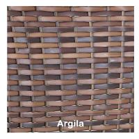 Kit 4 Cadeiras Angra Em Aluminio Com Almofada  Argila - 3