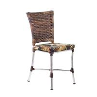 Kit 4 Cadeiras Angra Em Aluminio Com Almofada  Argila