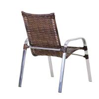 2 Cadeiras Emily Em Aluminio E Mesa De Centro  Argila - 3