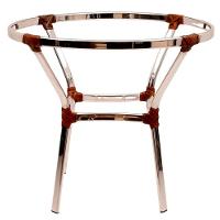 Mesa Ascoli Em Alumínio 70cm Altura X 80cm  Argila - 1