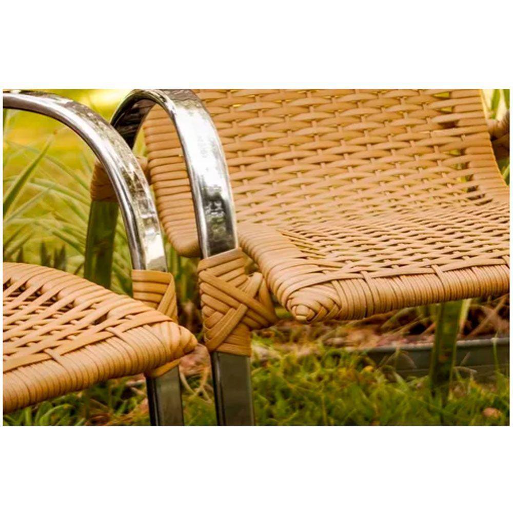 2 Cadeiras E Namoradeira E Mesa Mini Garden  Argila - 2