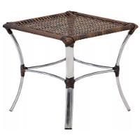 Jogo 4 Cadeiras Emily E Mesa Garden Em Alumínio Trama Argila - 2