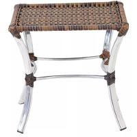 Jogo 4 Cadeiras Emily E Mesa Garden Em Alumínio Trama Argila - 8