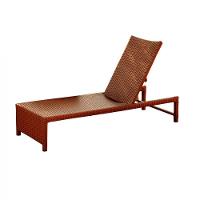 1 Espreguiçadeira Grécia Em Alumínio  Argila - 1