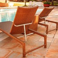 1 Espreguiçadeira Grécia Em Alumínio  Argila - 2