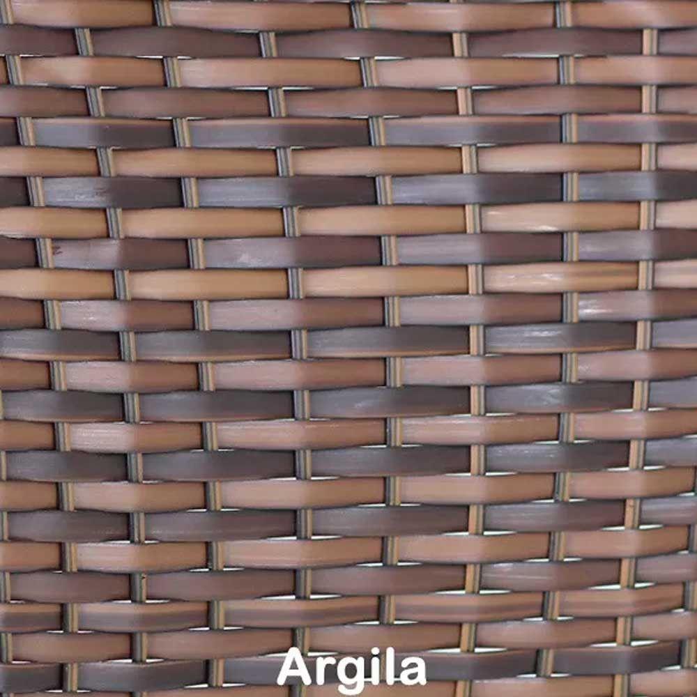 4 Cadeiras Floripa E Mesa Ascoli Em Alumínio  Argila - 7