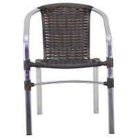 4 Cadeiras Floripa E Mesa Ascoli Em Alumínio  Argila - 5