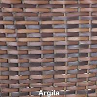 4 Cadeiras Floripa E Mesa Ascoli Em Alumínio  Argila - 7