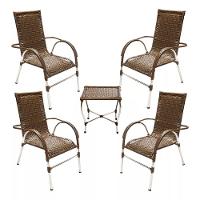 Cadeira Poltrona Vênus Varanda Junco  Argila - 1