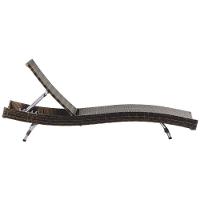 1 Espreguiçadeira Bona E Mesa Grécia Em Alumínio Argila - 3