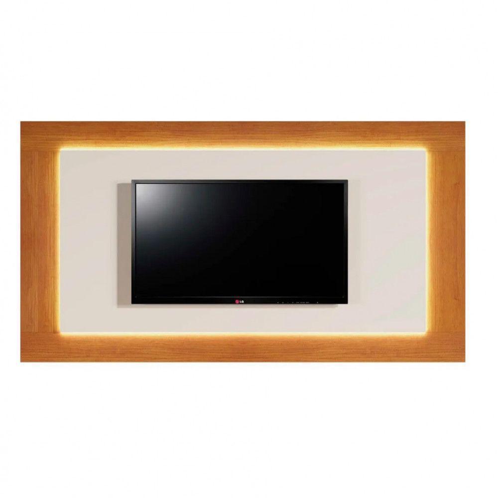 Painel Para Tv Com Led De 65 Atenas Mavaular Naturalle - Off White - 8