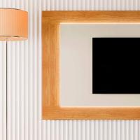 Painel Para Tv Com Led De 65 Atenas Mavaular Naturalle - Off White - 5