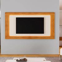 Painel Para Tv Com Led De 65 Atenas Mavaular Naturalle - Off White - 6