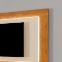 Painel Para Tv Com Led De 65 Atenas Mavaular Naturalle - Off White - 7