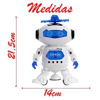 Robô Cóptero Dançarino Com Hélice Luz Som E Movimentos - 3