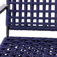 Poltrona Corda Náutica Porto Rico Alumínio, Jardim Azul