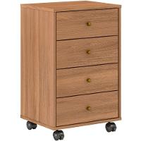 Gaveteiro Para Escritório Piece 4 Gavetas Amêndola - 1