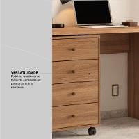 Gaveteiro Para Escritório Piece 4 Gavetas Amêndola - 2
