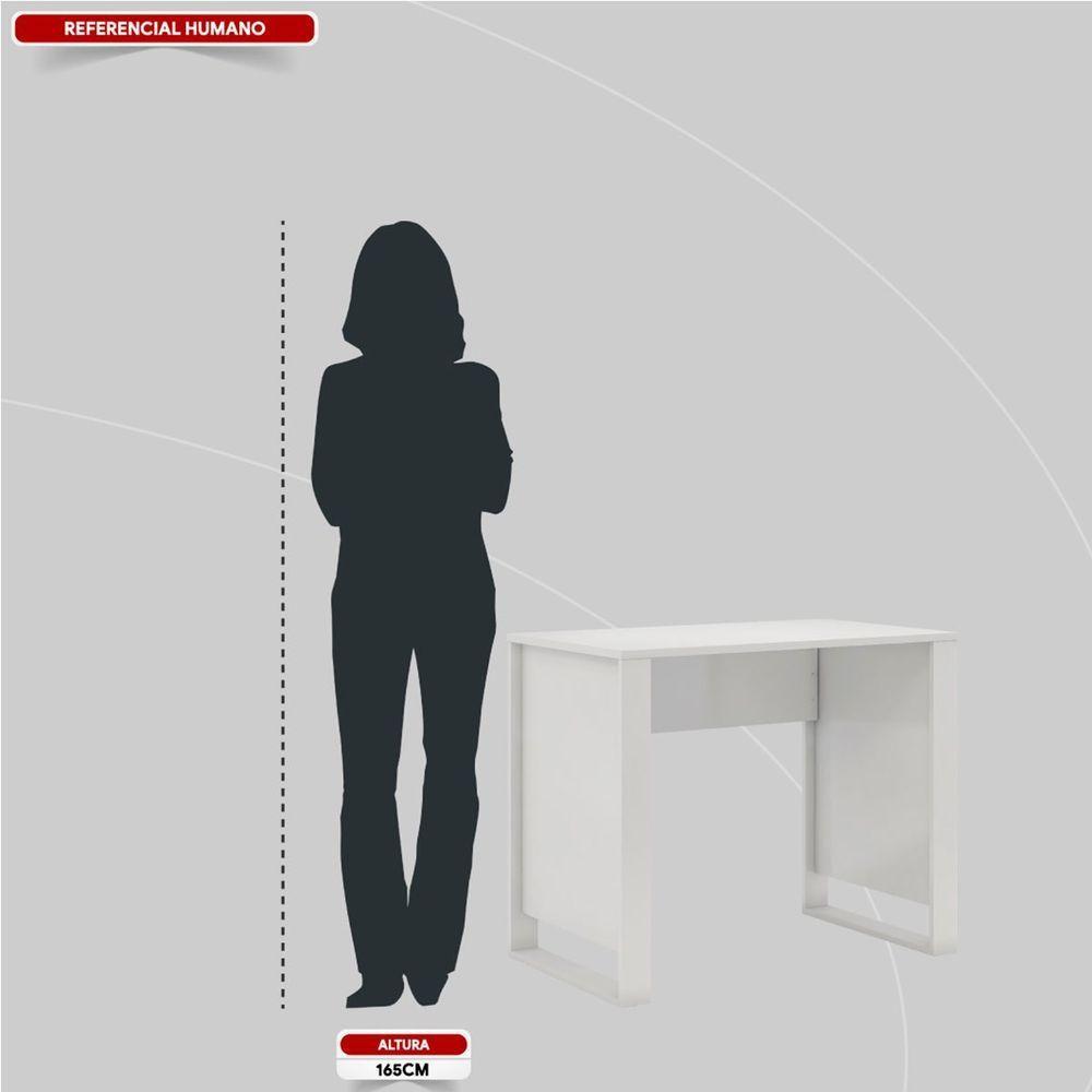 Mesa Para Computador Office Luna Branco - 7