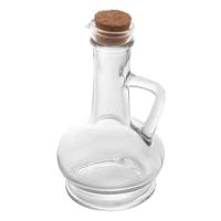 Kit 4 Galheteiros De Azeite Vinagre Vidro Com Tampa Cortiça 250ml - 1