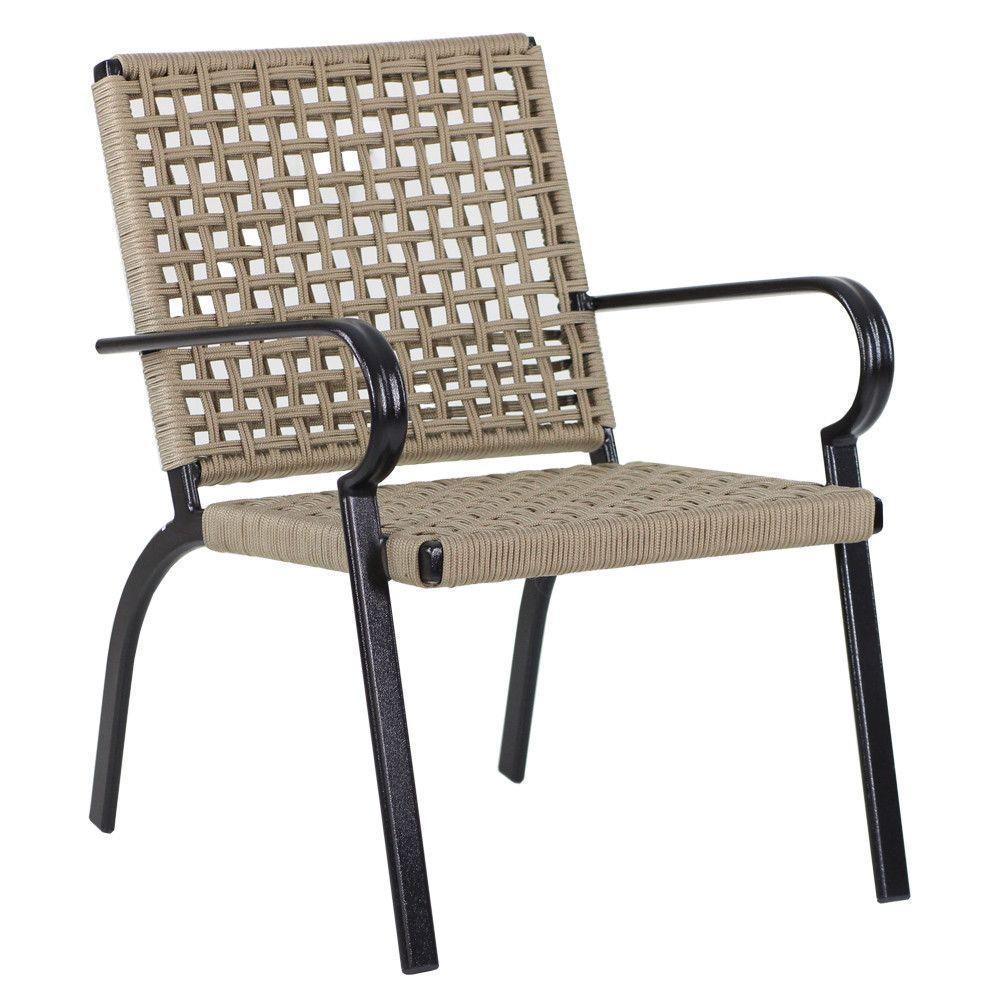 Poltrona Corda Náutica Porto Rico Alumínio, Jardim Rami - 1