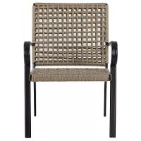 2 Cadeiras Corda Náutica E Mesa Tampo Ripado Trama Rami - 2