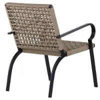 2 Cadeiras Corda Náutica E Mesa Tampo Ripado Trama Rami - 3