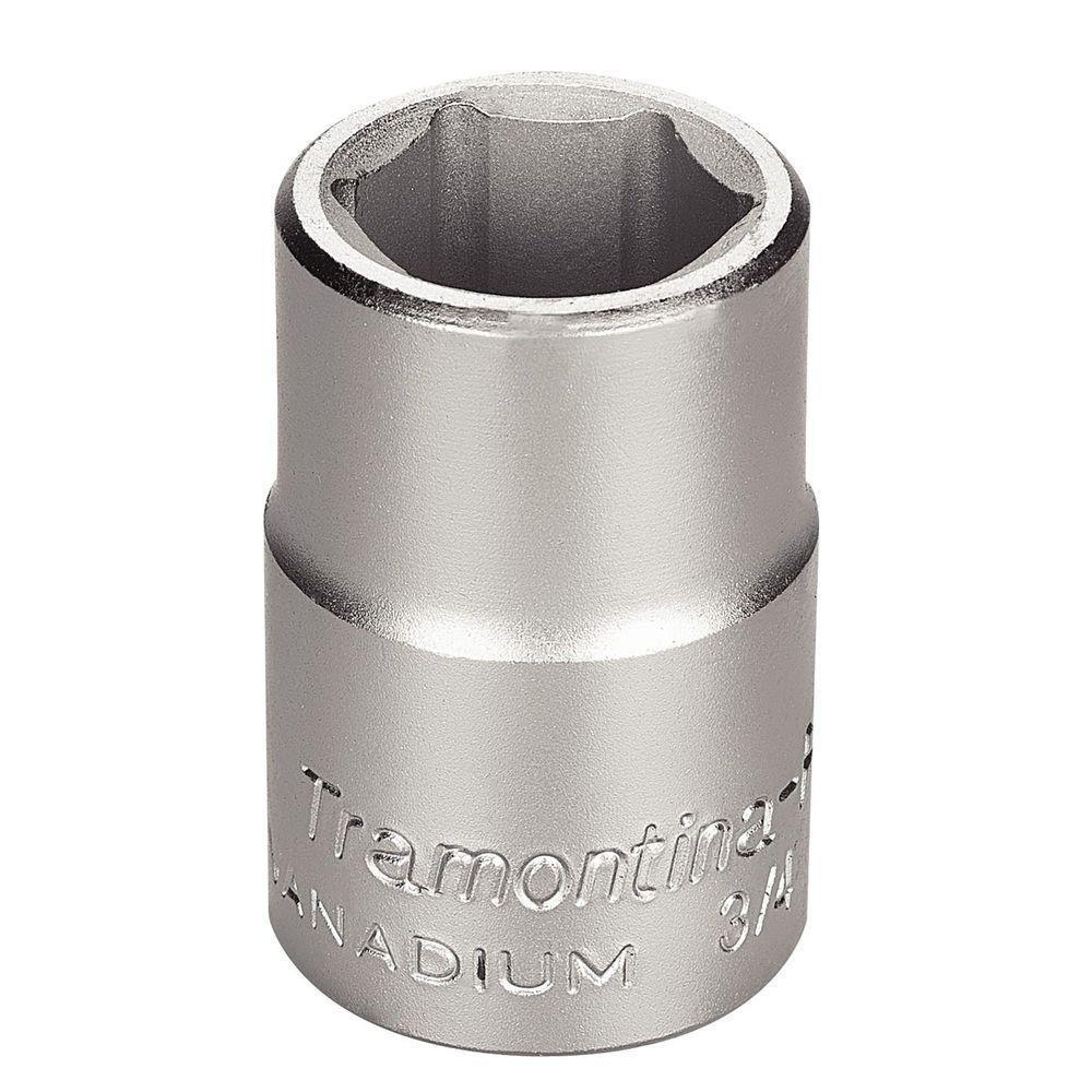 Soquete Sextavado Em Aço Cromo Vanádio 23 Mm - Encaixe 3/4" Tramontina Pro Tramontina - 1