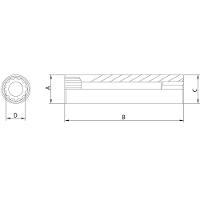Soquete Estriado Longo Aço Cromo Vanádio 15mm Encaixe 3/8pol Tramontina Pro Tramontina - 2