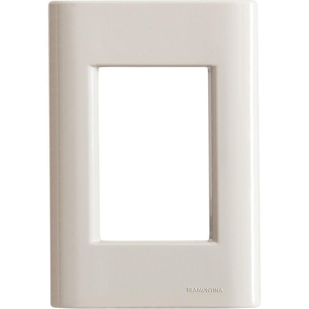 Placa 3 Postos 4x2 Tramontina Giz Fendi Soft Touch Sem Suporte Tramontina - 1