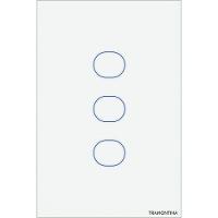 Interruptor Touch Smart Tramontina Branco 3 Canais Tramontina - 1
