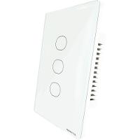 Interruptor Touch Smart Tramontina Branco 3 Canais Tramontina - 3