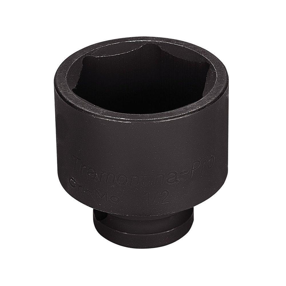 Soquete Impacto Sextavado Aço Cromo Molibdênio 36mm - Encaixe 1/2pol Tramontina Pro Tramontina - 1