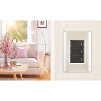 Placa 3 Postos 4x2 Tramontina Giz Pérola Sem Suporte Tramontina - 3