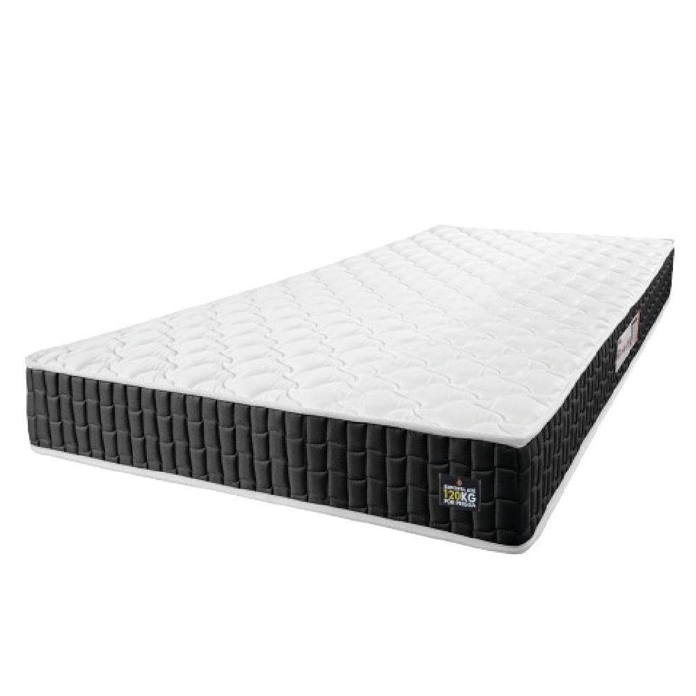 Colchão Solteiro Espuma D33 New Millenium 88x188x19cm Branco/preto Hellen Pret/branc - 1