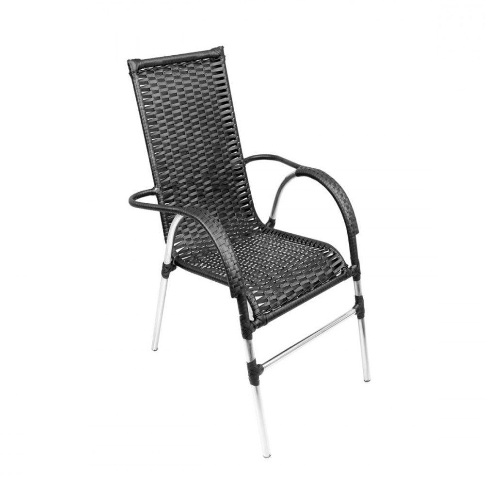 Cadeira Poltrona Vênus área Varanda Junco  Preto - 2