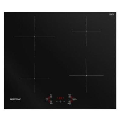 Cooktop Brastemp 4q Indução Função Especial Bdj60bebna 220V