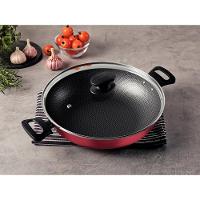Panela Wok Antiaderente 3,3l Com Tampa Loreto Tramontina Cor:vermelho Vermelho - 2