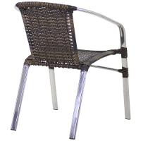 Conjunto De 6 Cadeiras E Mesa Floripa Em Alumínio Trama Argila - 3