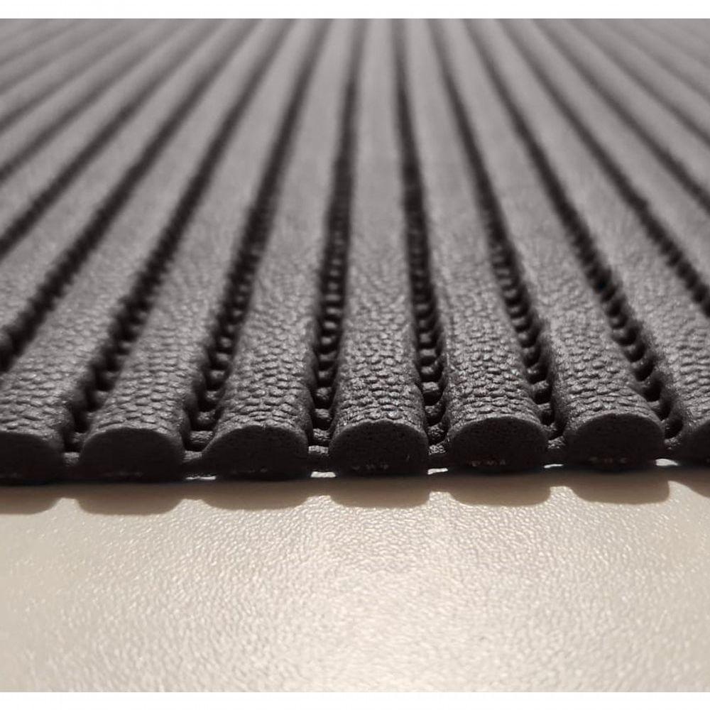 Tapete Passadeira Emborrachada Pvc Antiderrapante 0,65x3,00m Cinza - 5