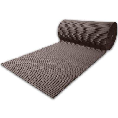 Tapete Passadeira Emborrachada Pvc Antiderrapante 0,65x5,00m Marrom