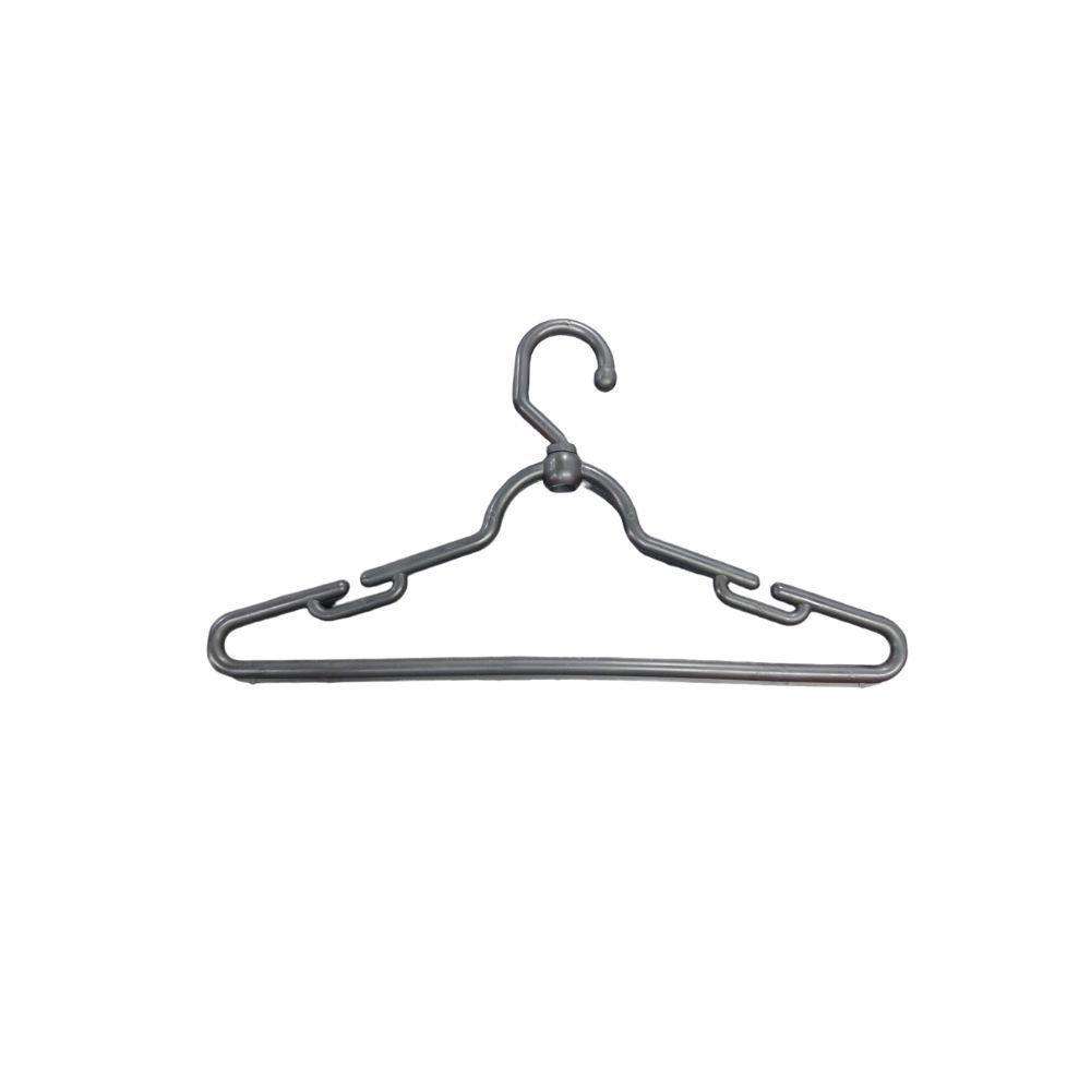 Kit 25un. Cabide Giratório Cavado Pp Preto - 1