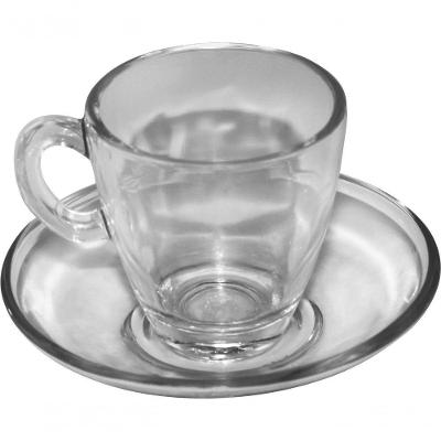 Kit 6 Xícaras Com Pires Cafezinho Expresso® 70ml Importadas Indonésia
