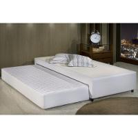 Cama Box Base c/Auxiliar Solteiro MH1453 Bordado White (88x188x32) - Herval