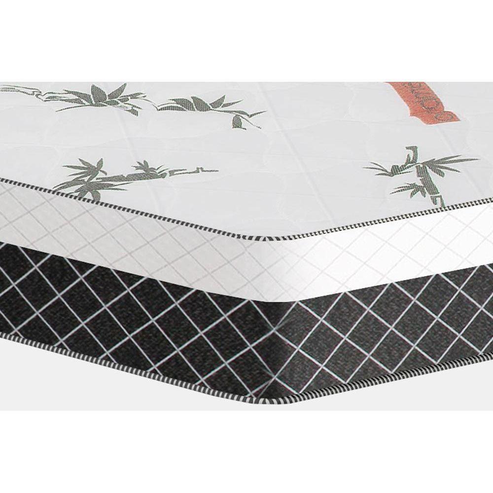 Cama Box Solteiro: Colchão Ortopédico Plumatex D28/EP Falcon Ultra Firme + Base CRC Suede Black(88x188) - 4