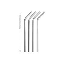 Jogo De Canudos Tramontina Em Aço Inox Com Escova 5 Peças Tramontina - 3