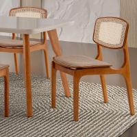 Conjunto Mesa Malta 160cm 6 Cadeiras Malta Premium Moderna Linho Palha Off White Imbuia