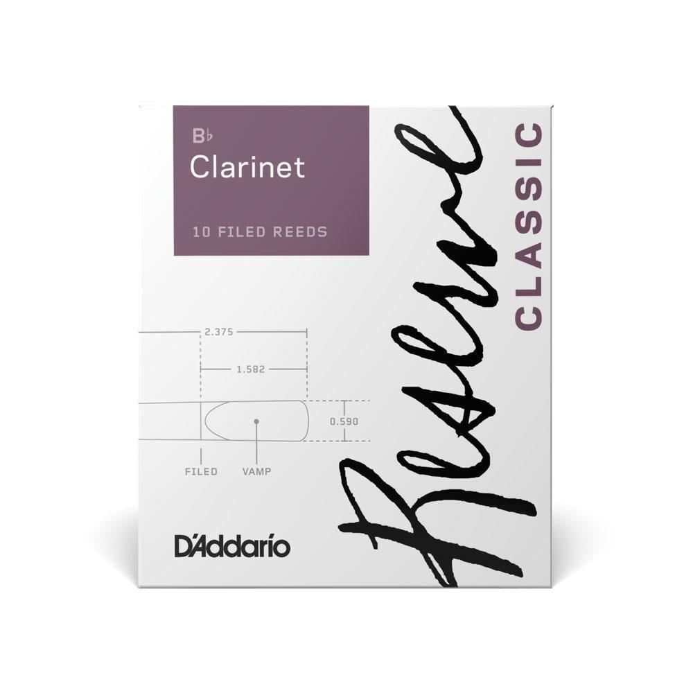 Palheta Clarineta Bb 4.0 (10 Peças) D Addario Reserv Classic [f035] - 3